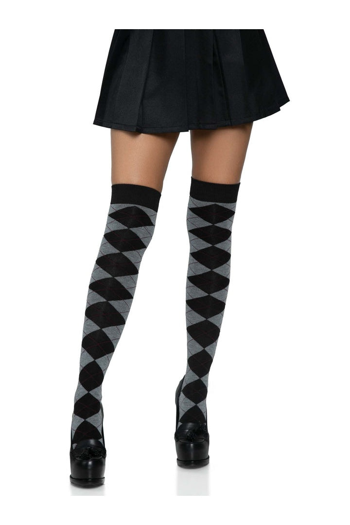 Leg Avenue Madeline Argyle Socks in One Size  3