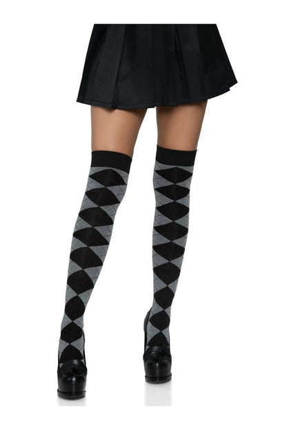 Leg Avenue Madeline Argyle Socks in One Size  3