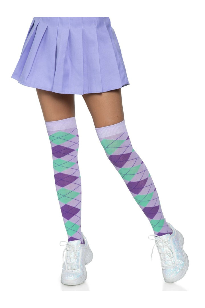 Leg Avenue Madeline Argyle Socks in One Size  9
