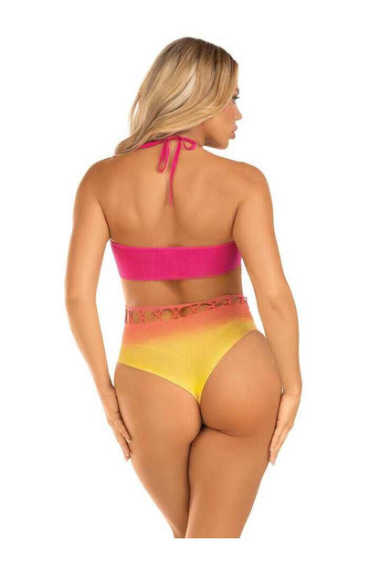 Leg Avenue Malibu Dreams Ombre Bodysuit in One Size 2