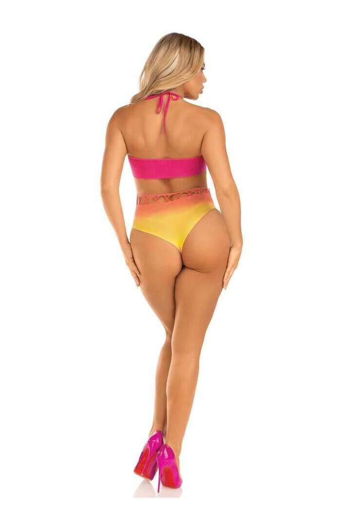 Leg Avenue Malibu Dreams Ombre Bodysuit in One Size 6