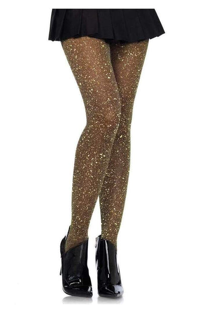 Leg Avenue Marsha Lurex Shimmer Tights in One Size 10