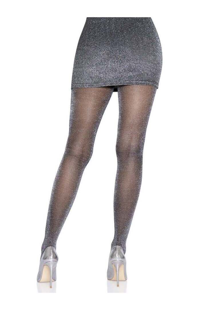 Leg Avenue Marsha Lurex Shimmer Tights in One Size 12