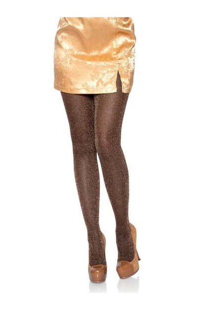 Leg Avenue Marsha Lurex Shimmer Tights in One Size 15