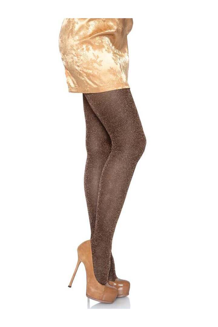 Leg Avenue Marsha Lurex Shimmer Tights in One Size 16