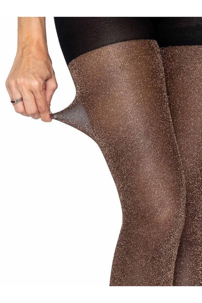 Leg Avenue Marsha Lurex Shimmer Tights in One Size 17