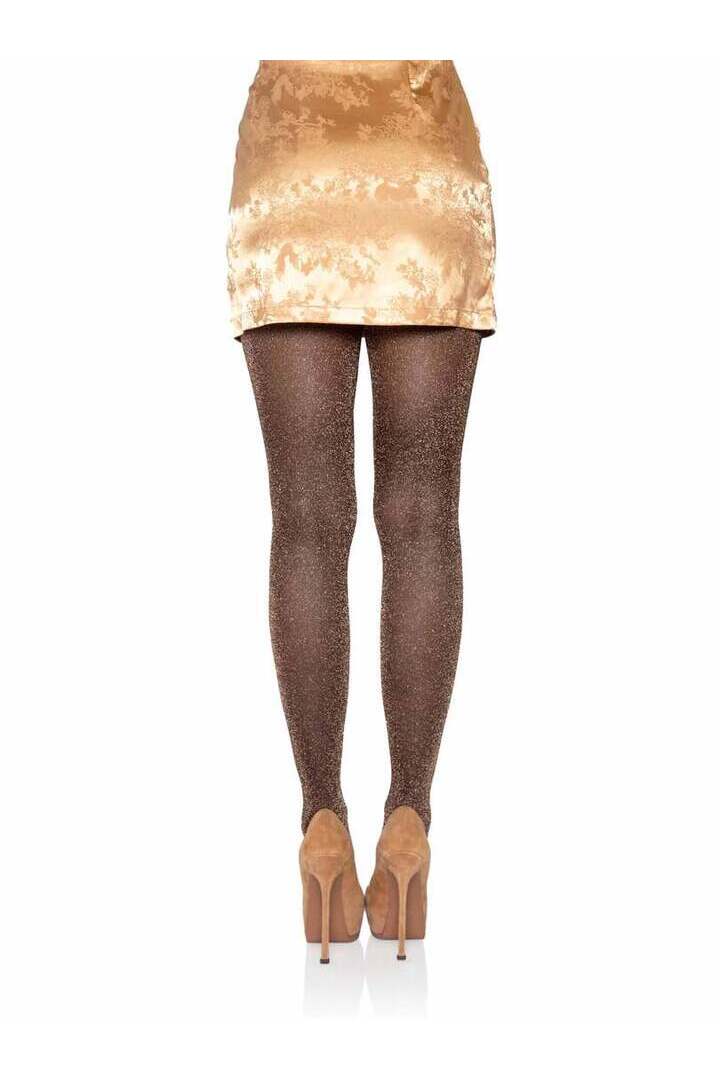 Leg Avenue Marsha Lurex Shimmer Tights in One Size 18