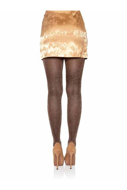 Leg Avenue Marsha Lurex Shimmer Tights in One Size 18