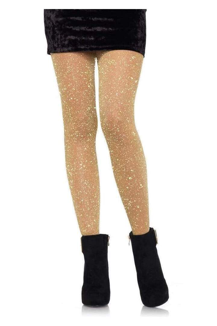 Leg Avenue Marsha Lurex Shimmer Tights in One Size 4
