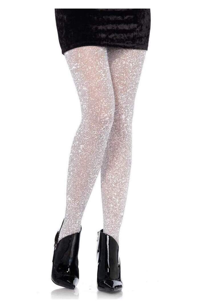 Leg Avenue Marsha Lurex Shimmer Tights in One Size 5