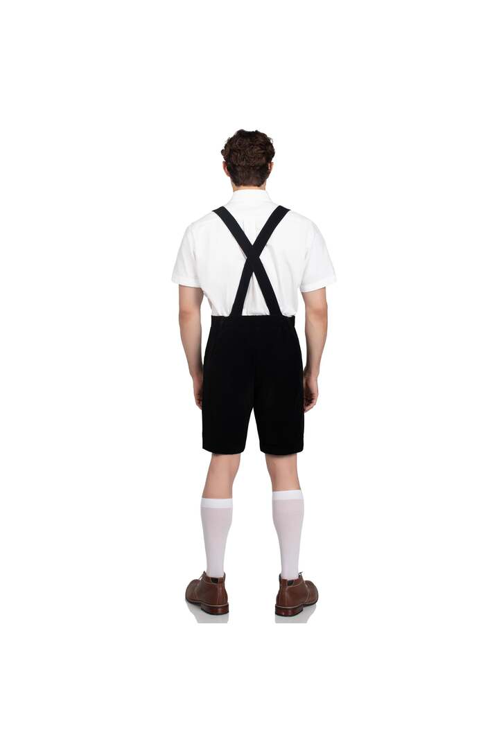 Leg Avenue Men's Bavarian Lederhosen Costume Black 4