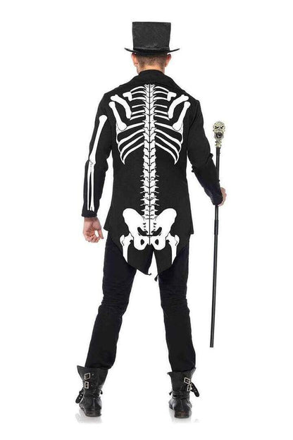 Leg Avenue Men's Bone Daddy Skeleton Costume Black/White in Small 2