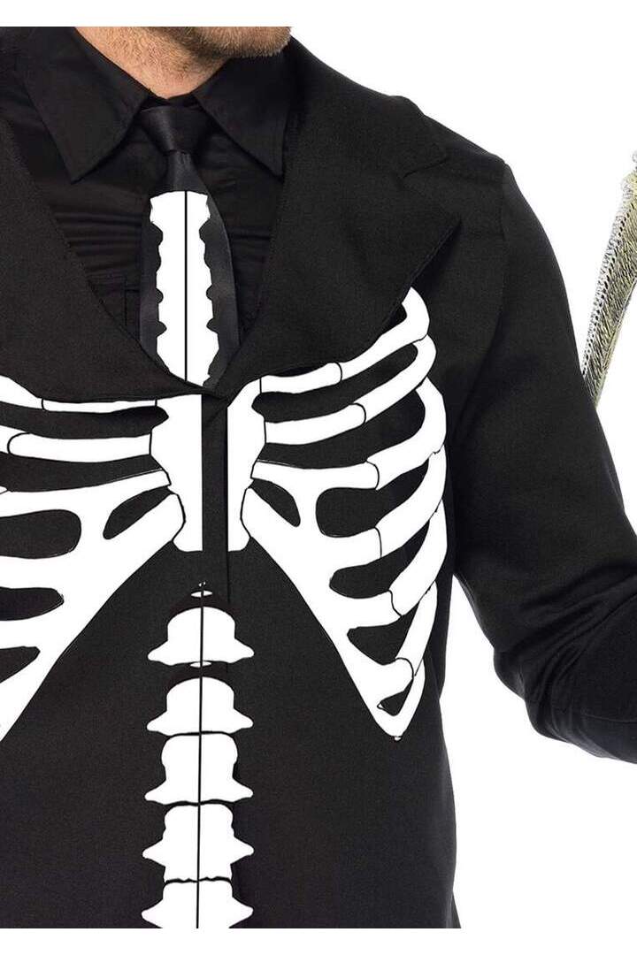 Leg Avenue Men's Bone Daddy Skeleton Costume Black/White in Small 4