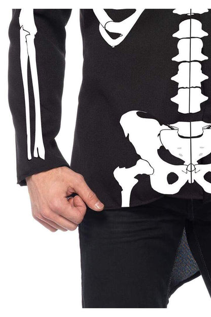 Leg Avenue Men's Bone Daddy Skeleton Costume Black/White in Small 5