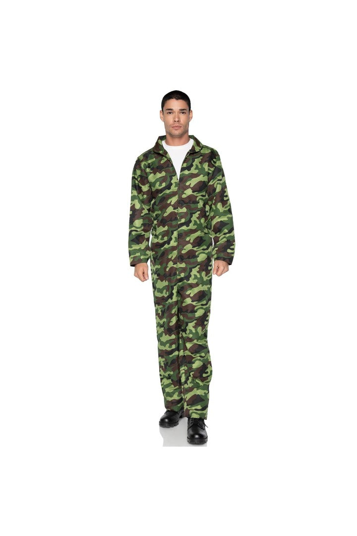 Leg Avenue Men's Camo Coveralls Jumpsuit Camo in One Size 3
