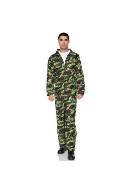 Leg Avenue Men's Camo Coveralls Jumpsuit Camo in One Size 3