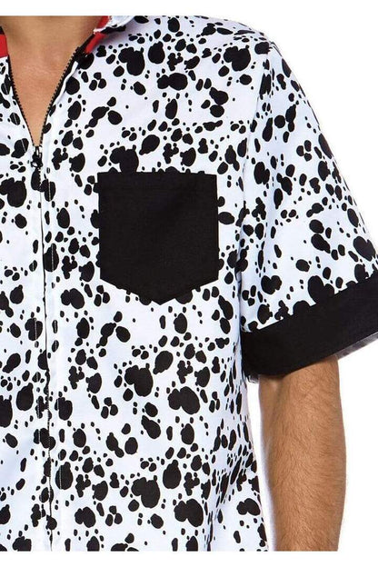 Leg Avenue Men's Dalmatian Dog Costume in Black/White 2
