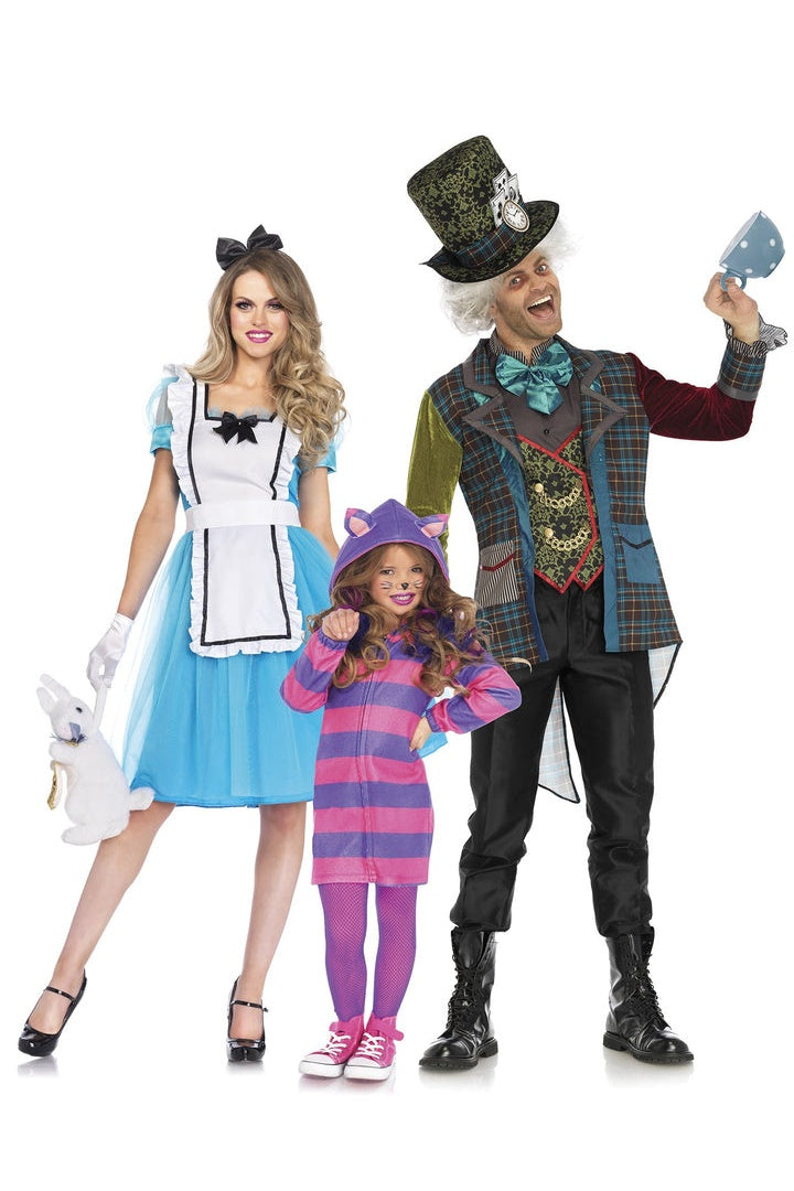 Leg Avenue Men's Deluxe Mad Hatter Costume Green/Blue  2