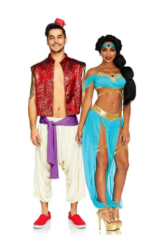 Leg Avenue Men's Desert Prince Costume in Red/White 1