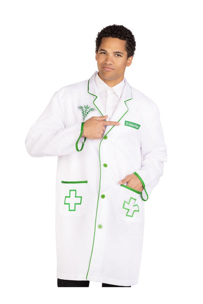 Leg Avenue Men's Dr. Graham O'Hash Costume White in One Size  5