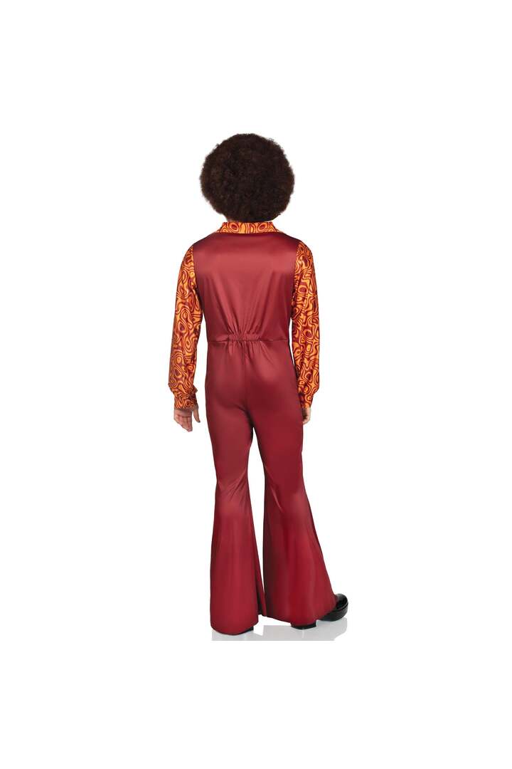 Leg Avenue Men's Leisure Suit Disco Costume Orange 5