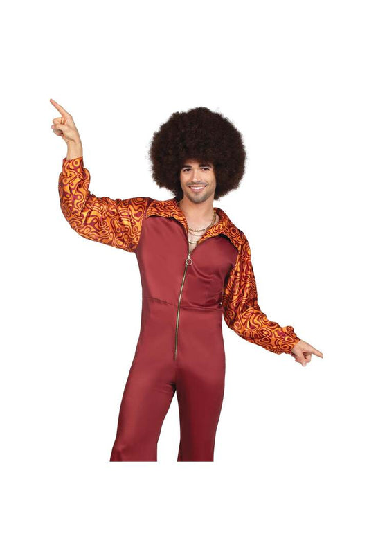 Leg Avenue Men's Leisure Suit Disco Costume Orange 