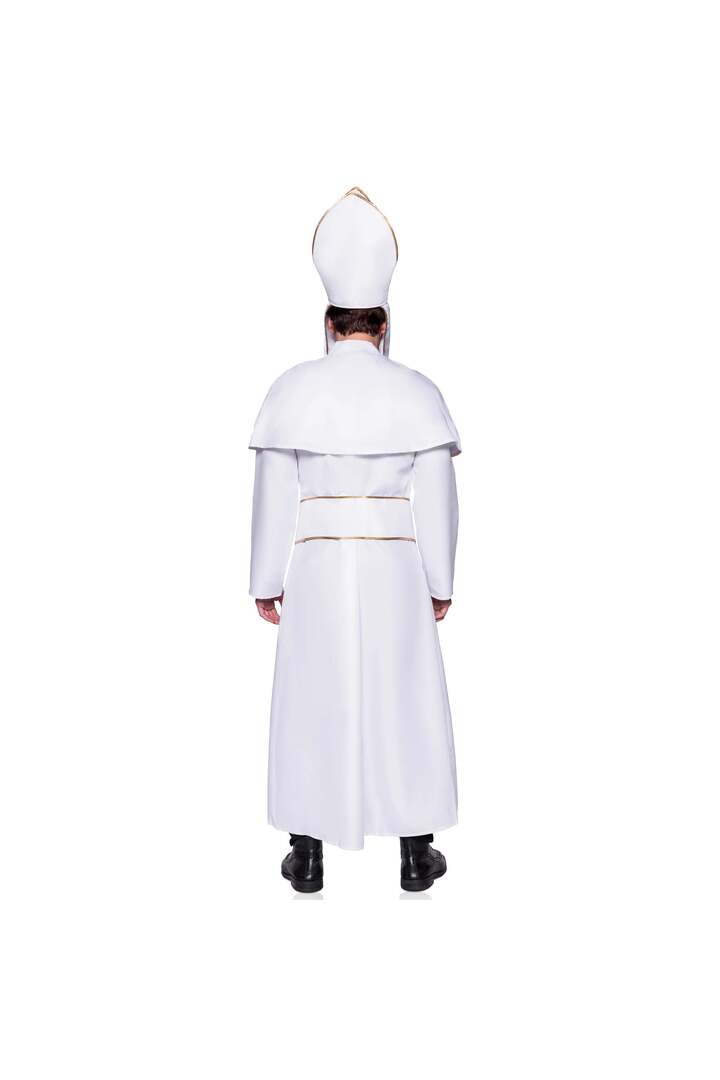 Leg Avenue Men's Pope Costume White 5