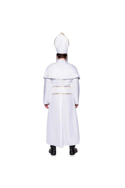 Leg Avenue Men's Pope Costume White 5