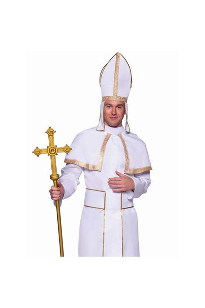 Leg Avenue Men's Pope Costume White 