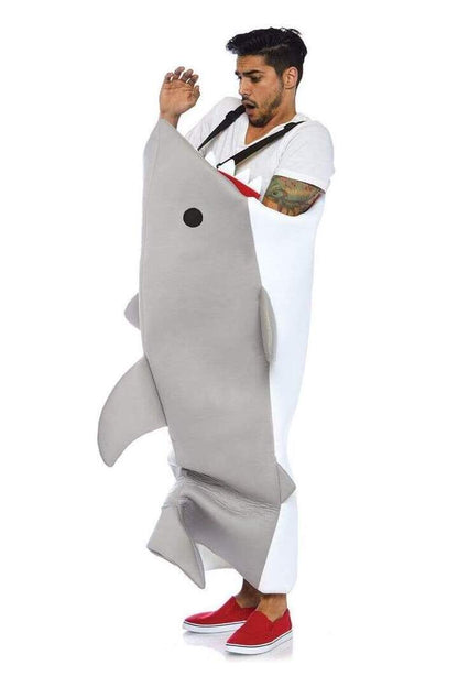 Leg Avenue Men's Shark Attack Costume Grey in One Size 2