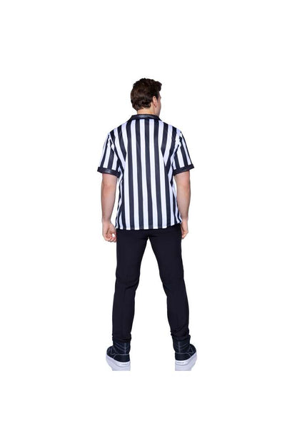 Leg Avenue Men's Sports Referee Costume Black/White 4