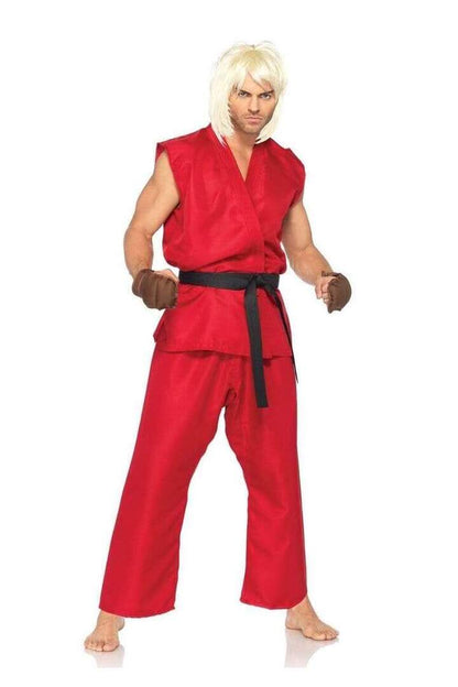 Leg Avenue Men's Street Fighter Ken Costume in Red 2