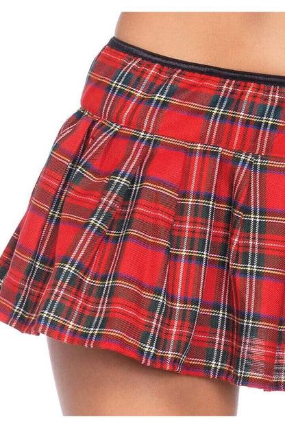 Leg Avenue Miss Prep School Costume in Red/White 6