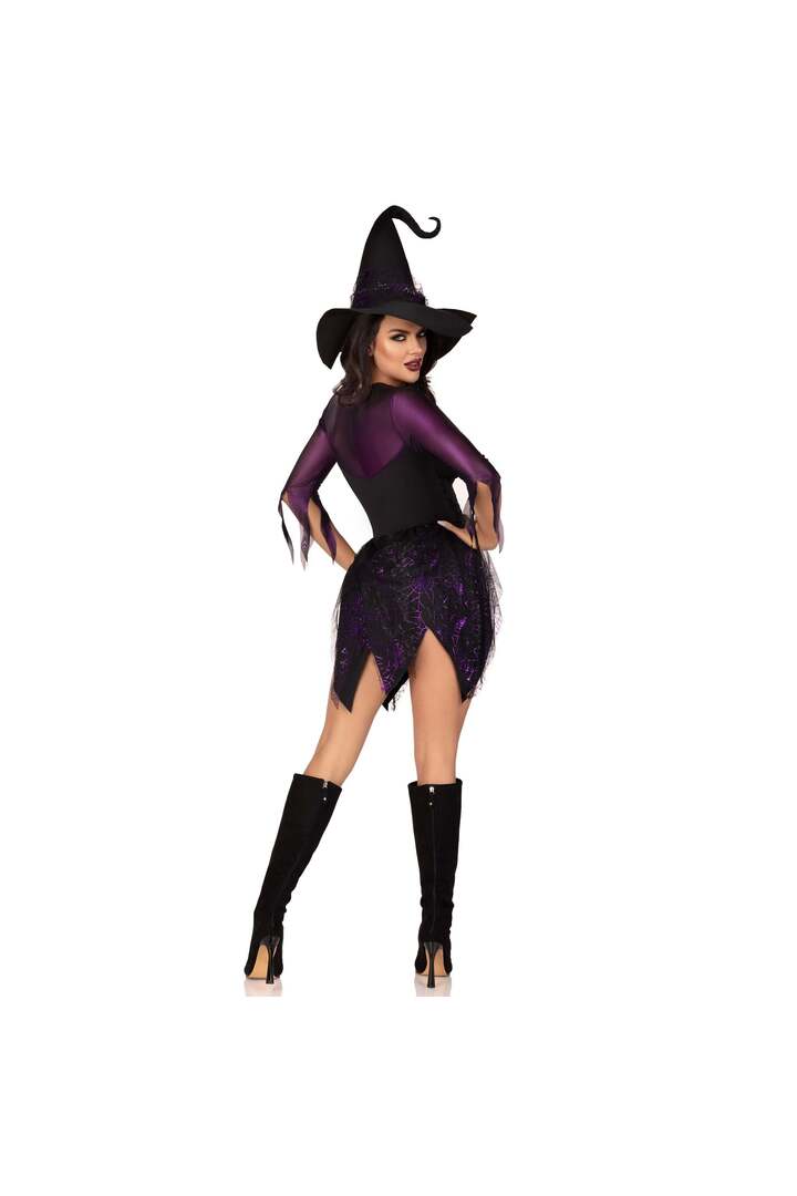 Leg Avenue Mystical Witch Costume Black/Purple 5