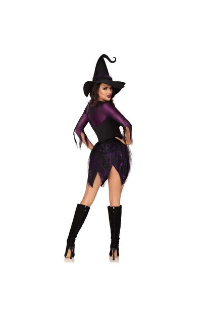 Leg Avenue Mystical Witch Costume Black/Purple 5