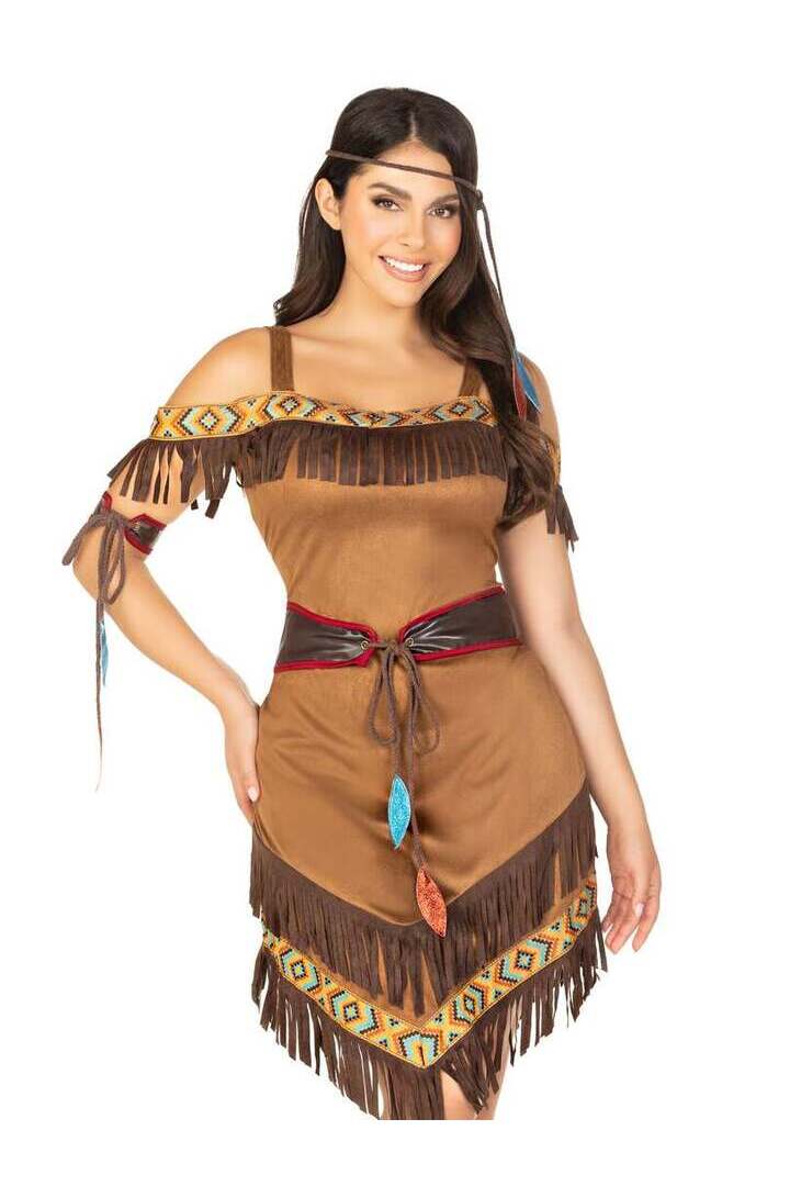 Leg Avenue Native Princess Costume in Brown 4