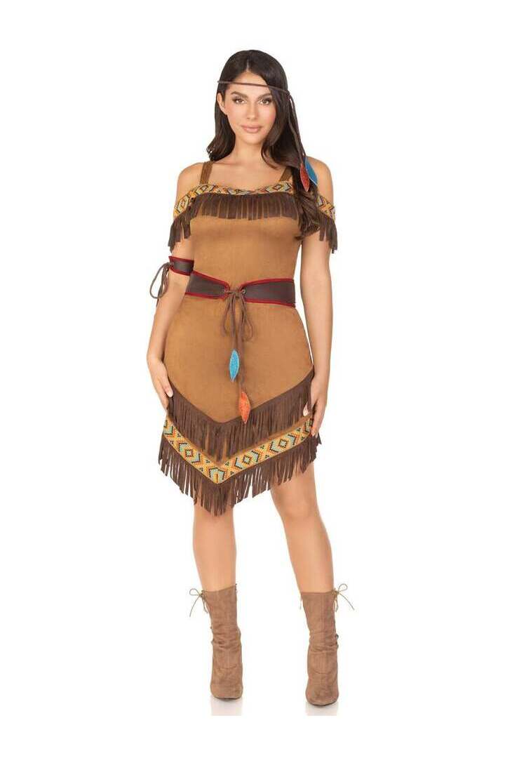 Leg Avenue Native Princess Costume in Brown 5