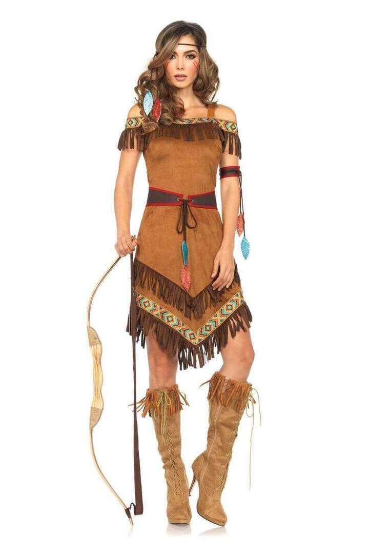 Leg Avenue Native Princess Costume in Brown 7