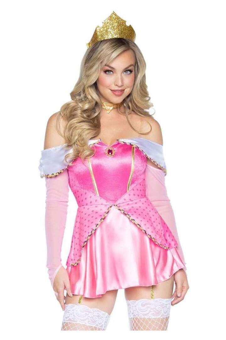 Leg Avenue Naughty Napping Princess Costume in Pink 2