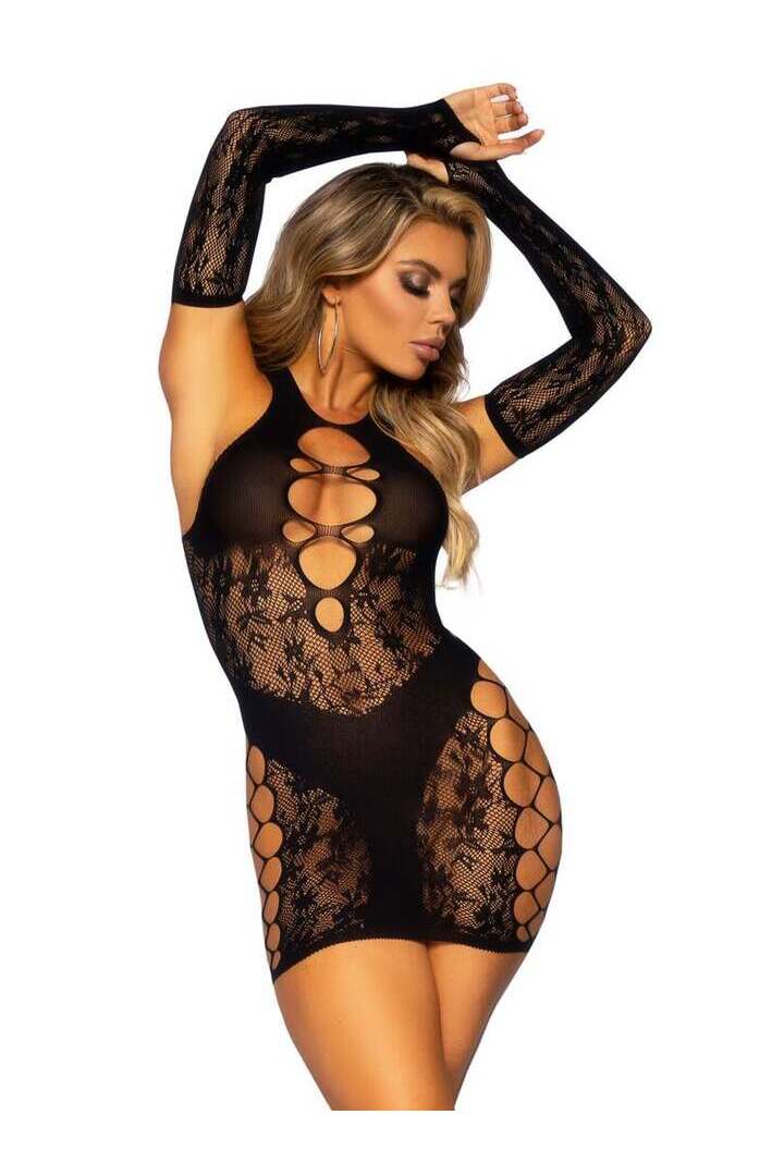 Leg Avenue Need To Know Mini Dress Set in One Size 3