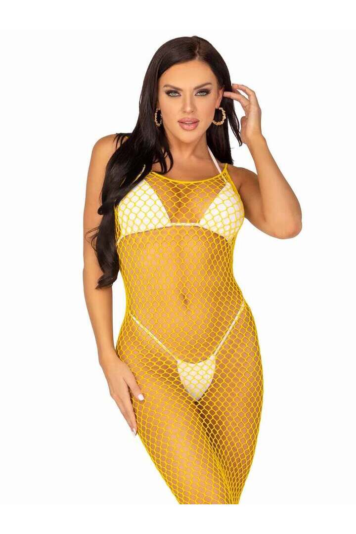 Leg Avenue Never Enough Backless Maxi Dress in One Size 14