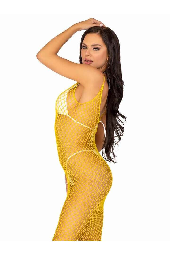 Leg Avenue Never Enough Backless Maxi Dress in One Size 17