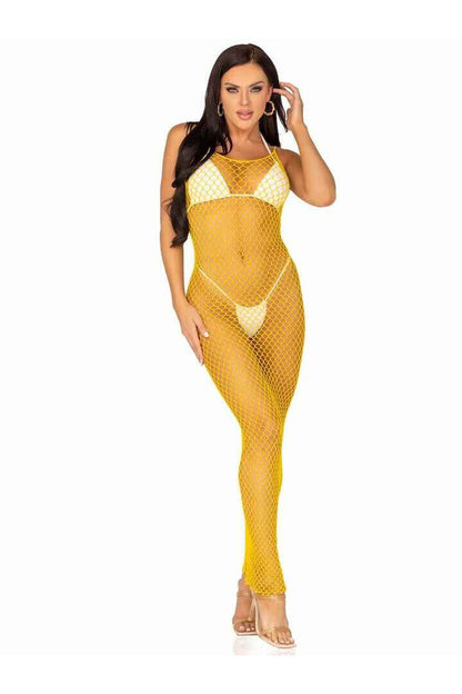 Leg Avenue Never Enough Backless Maxi Dress in One Size 18