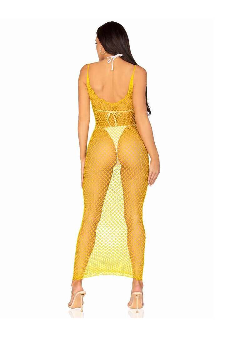 Leg Avenue Never Enough Backless Maxi Dress in One Size 19