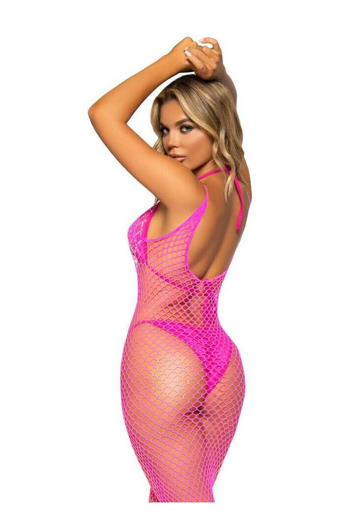 Leg Avenue Never Enough Backless Maxi Dress in One Size 22