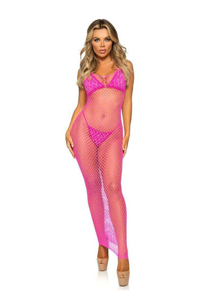 Leg Avenue Never Enough Backless Maxi Dress in One Size 23
