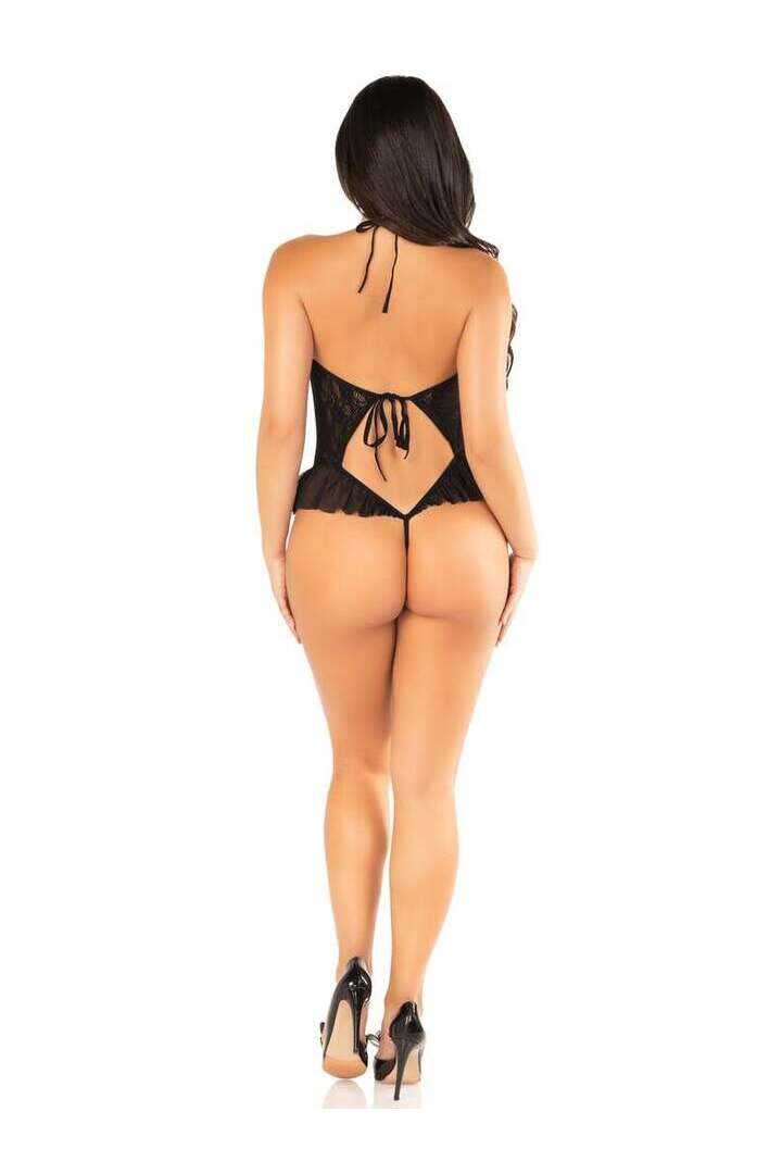 Leg Avenue New Romance Lace Teddy in One Size 5