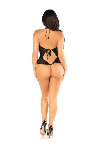 Leg Avenue New Romance Lace Teddy in One Size 5