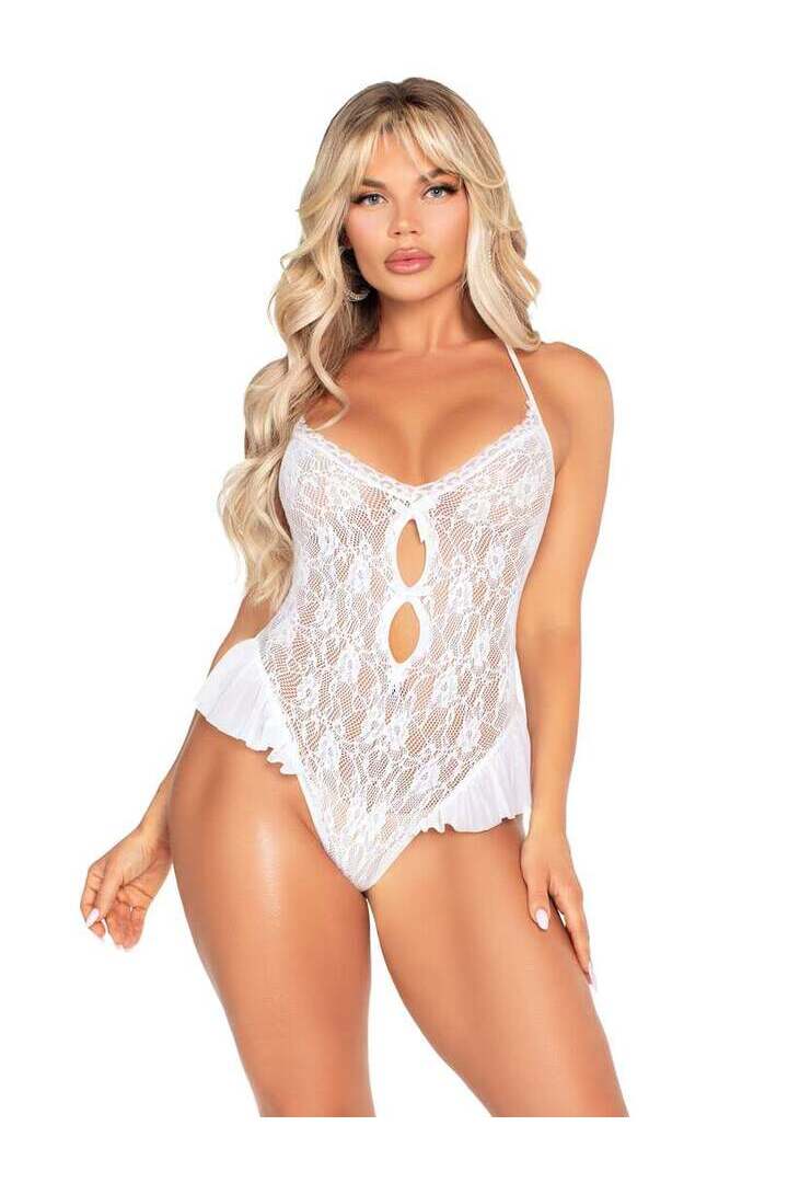 Leg Avenue New Romance Lace Teddy in One Size 6