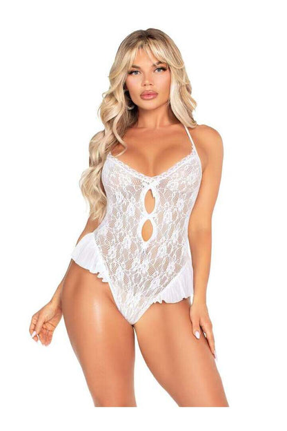 Leg Avenue New Romance Lace Teddy in One Size 6